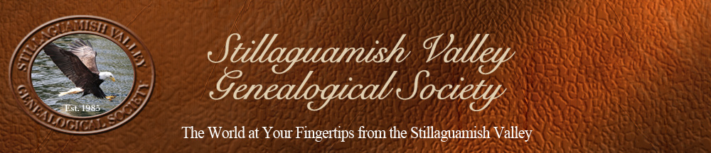 Stillagaumish Valley Genealogical Society
